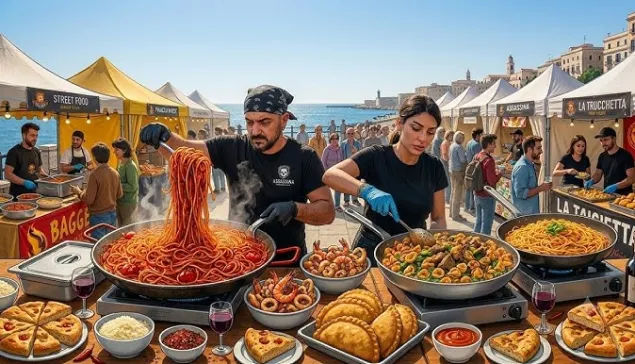 Το ΜΕΓΑΛΥΤΕΡΟ Φεστιβάλ Street Food στο Μπάρι της Ιταλίας